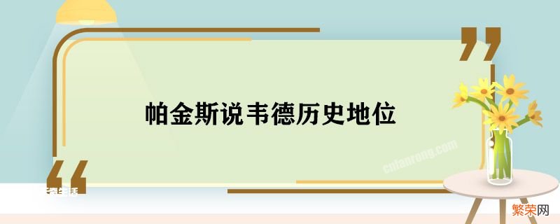 帕金斯说韦德历史地位 帕金斯说韦德的历史地位