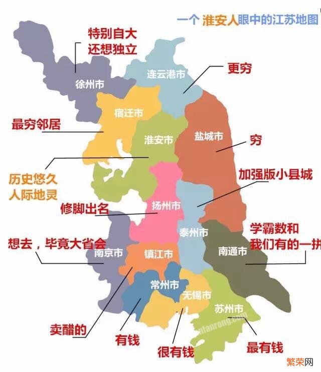 江苏省包括哪些市,这些城市的排名大概是怎样的？