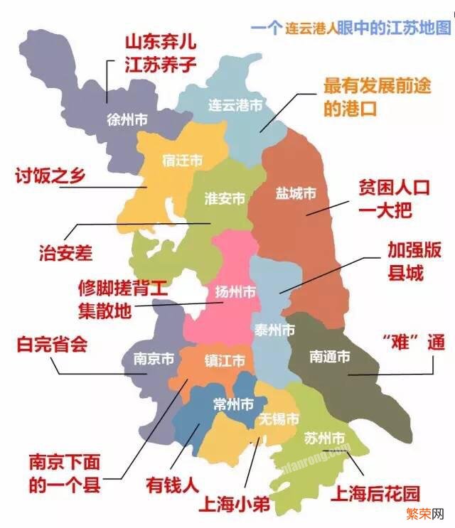 江苏省包括哪些市,这些城市的排名大概是怎样的？