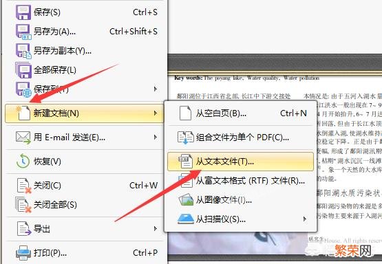 从TXT文档新建pdf文件应该怎么操作？