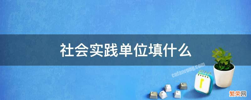 社会实践单位填什么 社会实践单位怎么填