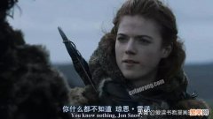 如何看《冰与火之歌》中“你什么都不懂,John Snow”这句话？