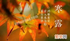 寒露是什么季节的节气 寒露介绍