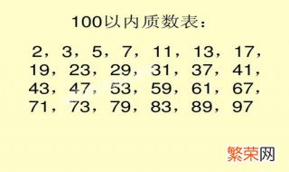 100以内质数的顺口溜怎么写 100以内质数的顺口溜