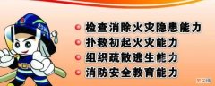 消防安全4个能力 消防安全4个能力建设