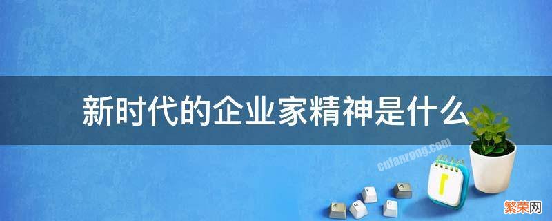 新时代的企业家精神是什么 新时代民营企业家精神