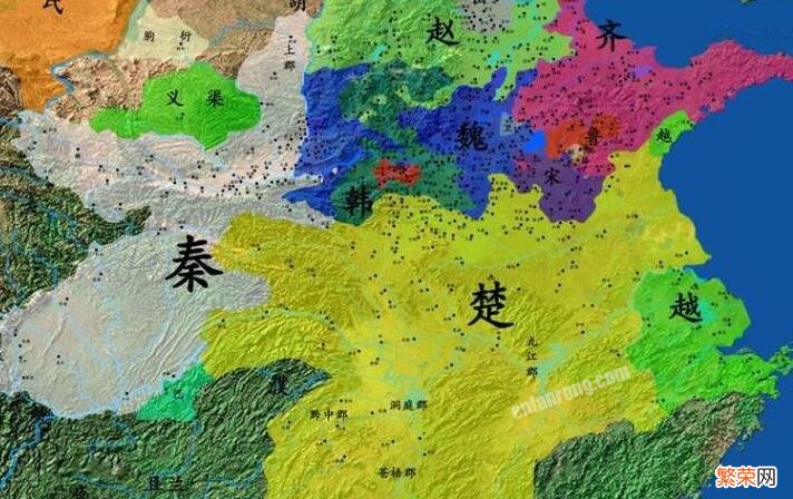领土最大 楚国是现在的什么地方，湖南湖北的全部