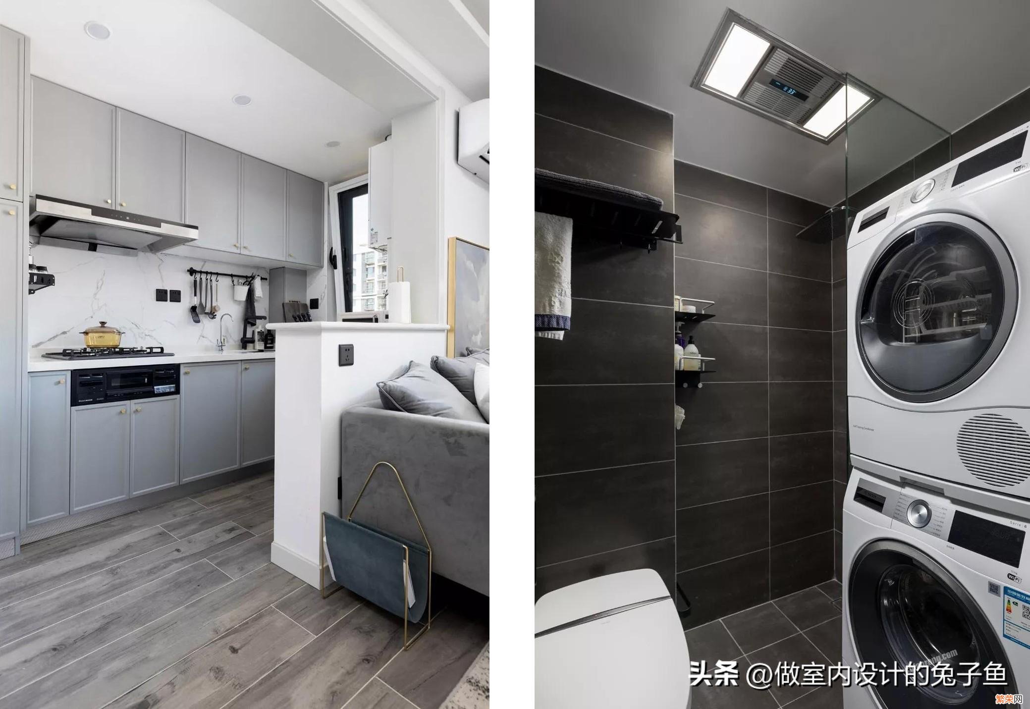 小户型厨房、卫生间墙砖搭配方法 小户型厨卫装修瓷砖搭配