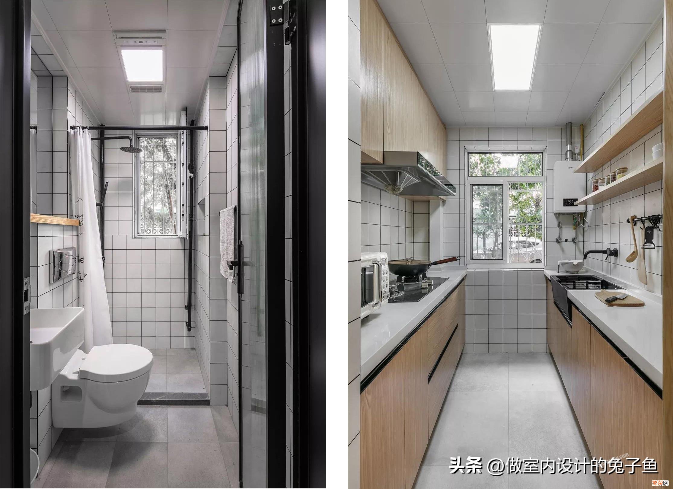 小户型厨房、卫生间墙砖搭配方法 小户型厨卫装修瓷砖搭配