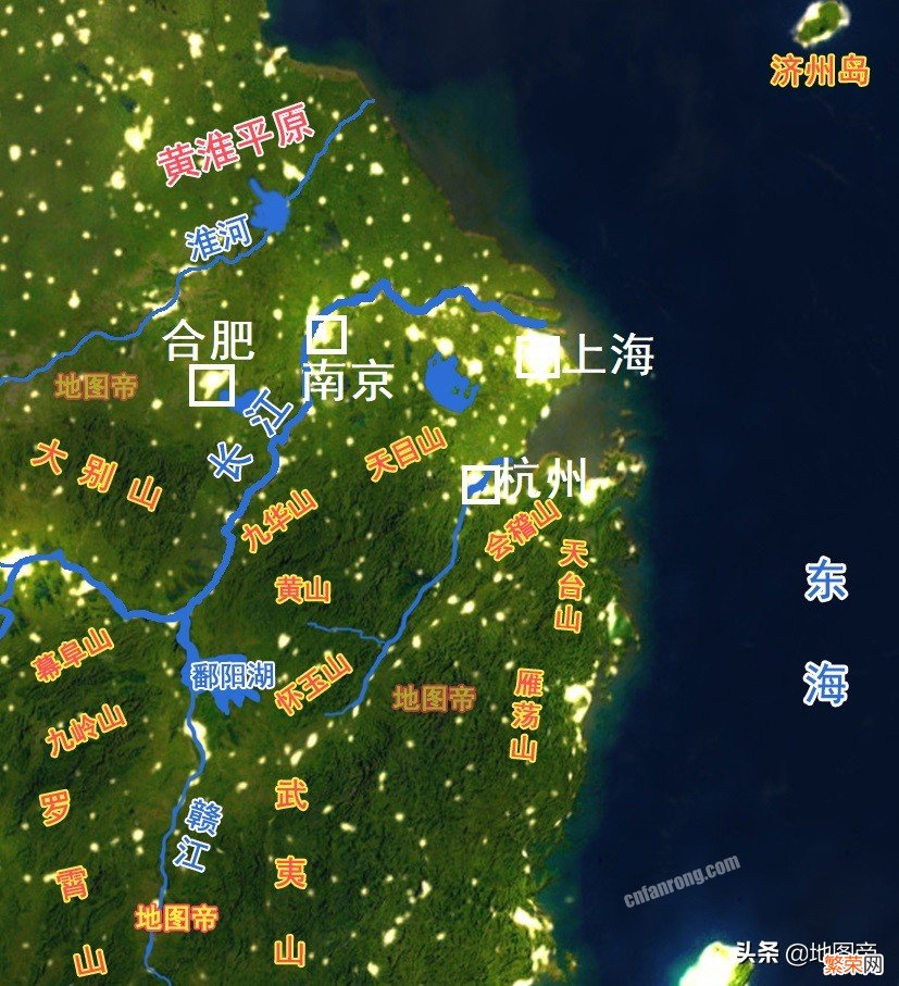 长三角是指哪几个城市地图【长三角以上海为龙头的多个都市圈】