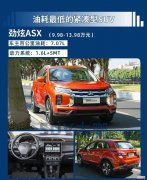 最省油的suv排行榜第一名 油耗最低的10台SUV