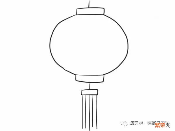 灯笼简笔画步骤详细教程 灯笼简笔画怎么画啊