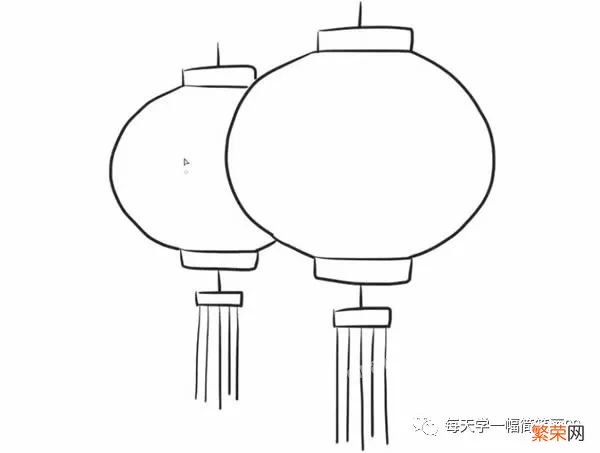 灯笼简笔画步骤详细教程 灯笼简笔画怎么画啊