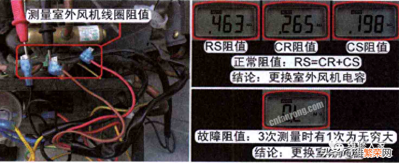 空调室外风机故障检修方法 空调风机不转了怎么处理