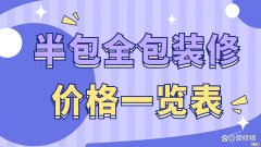 半包全包装修价格一览表 全包装修衣柜多少钱一平方