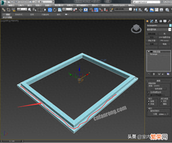 3DMAX吊顶的制作方法 3d怎么做凹槽吊顶