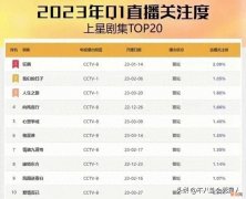 2023开年后最火的10部剧 最近电视剧排名最火的前十位