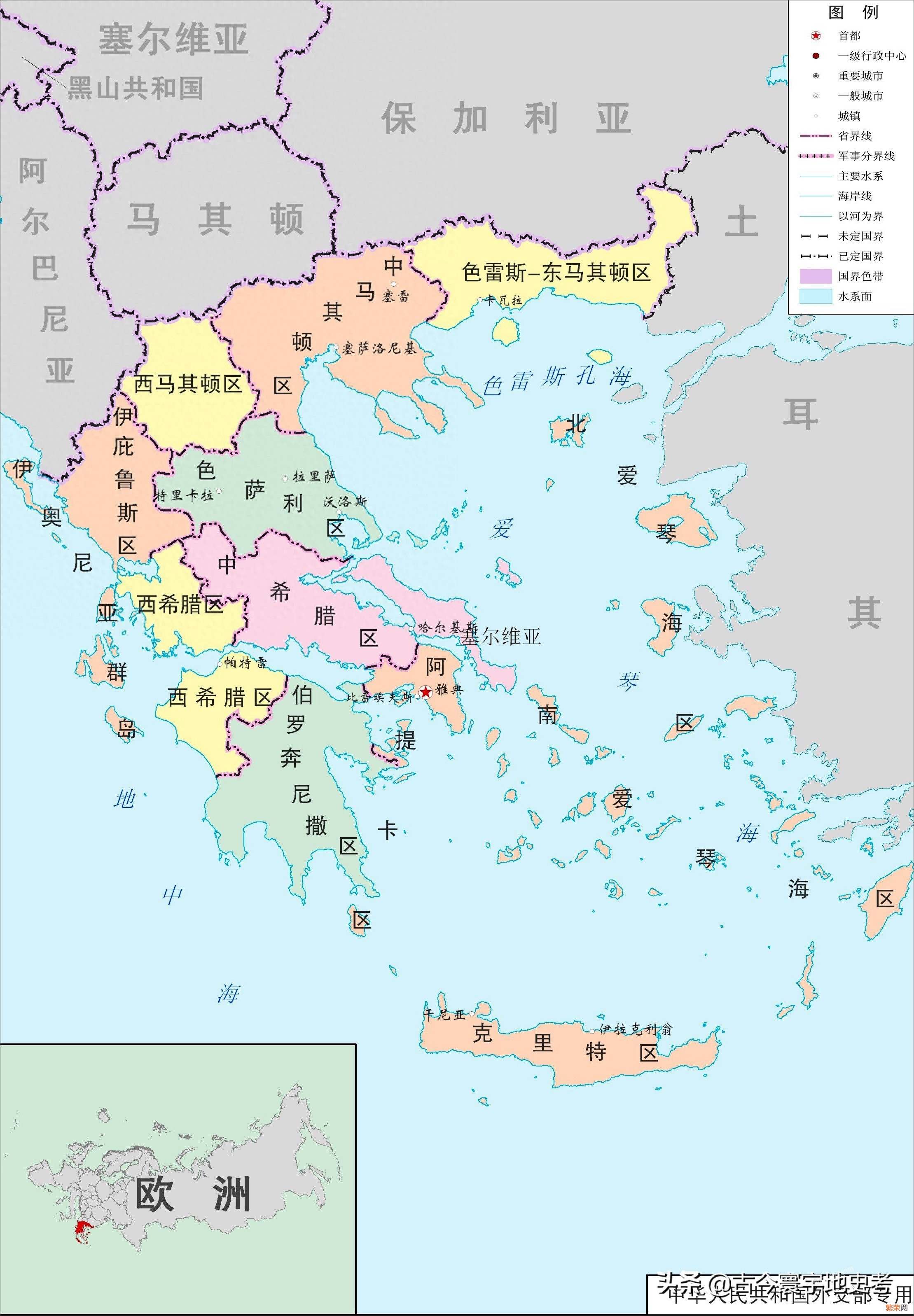 欧洲各国行政区划图 欧洲国家地图怎么查