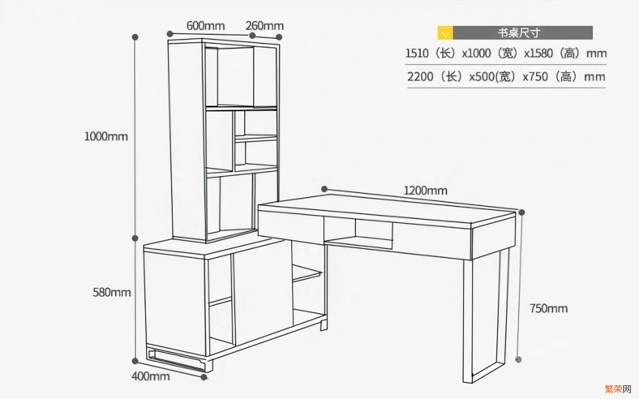 定制书柜的规范尺寸 书柜尺寸最佳标准是多少