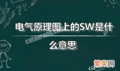 电气原理图上的SW是什么意思 sw是什么电气符号
