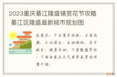 2023重庆綦江隆盛镇赏花节攻略 綦江区隆盛最新城市规划图