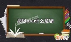 高级pu是什么 高级pua什么意思